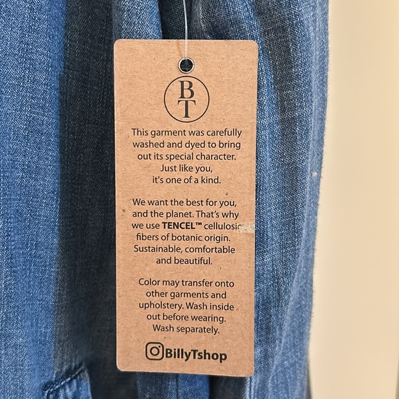 NWT Billy T rose denim jacket/blazer, size XL - Picture 7 of 10